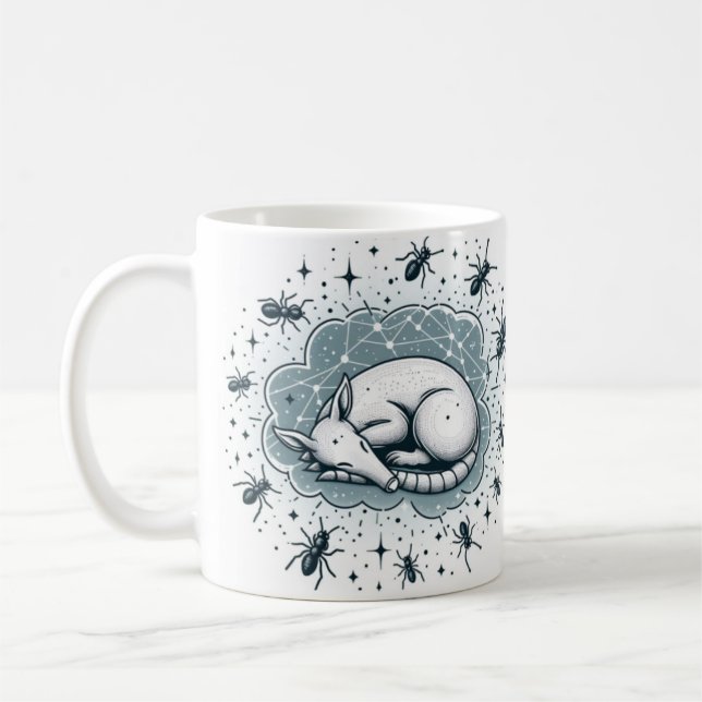 Whimsical Aardvark Mug for Animal Lovers (Left)