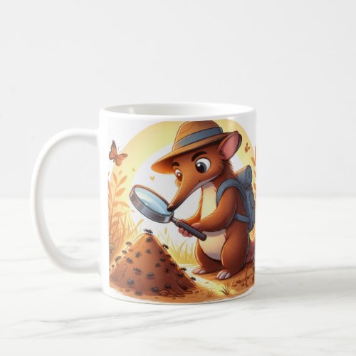 Whimsical Aardvark Mug for Animal Lovers