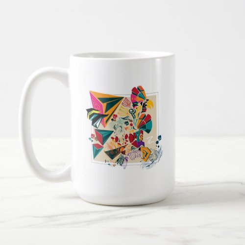 Whimsical Abstract Bird 15 Oz Mug