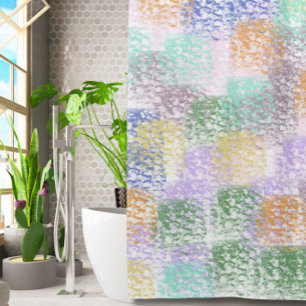 Whimsical Abstract Shower Curtain