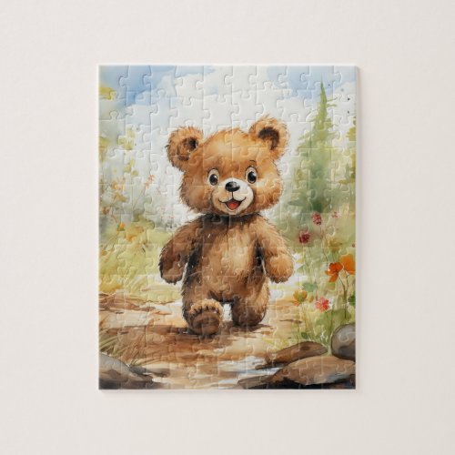 Whimsical Adventure Awaits with Our Cute Bear_Them Jigsaw Puzzle