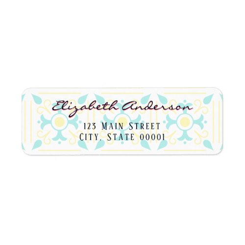 Whimsical Afternoon Tea Address Labels