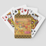 Whimsical Alice in Wonderland Map Poker Cards