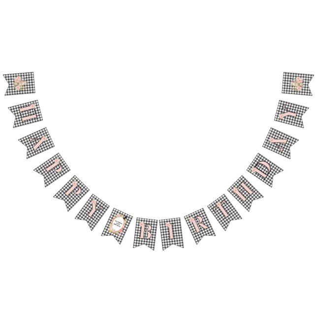 Whimsical Alice Mad Hatter Wonderland Birthday  Bunting Flags (All)