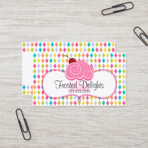 Whimsical Bakery Business Cards