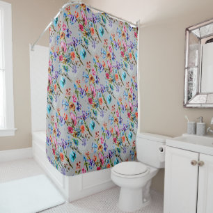 Whimsical and Colorful Shower Curtain