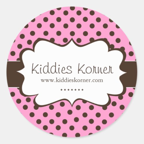 Whimsical and Cute Polk a Dot Stickers