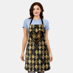 Whimsical and Elegant Goth  Apron