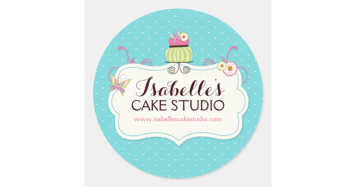 Whimsical and Fun Cake Labels | Zazzle