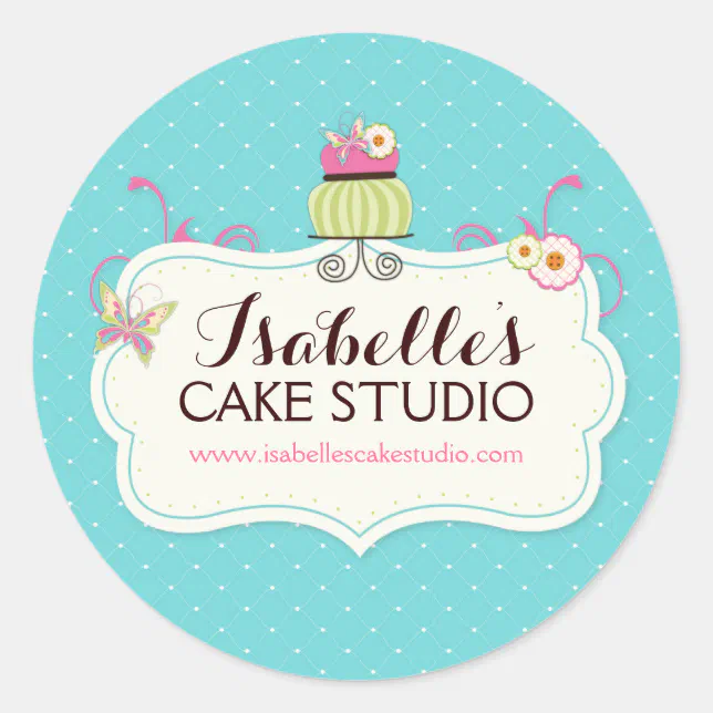 Whimsical and Fun Cake Labels | Zazzle