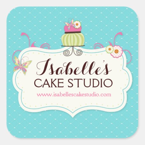 Whimsical and Fun Cake Labels