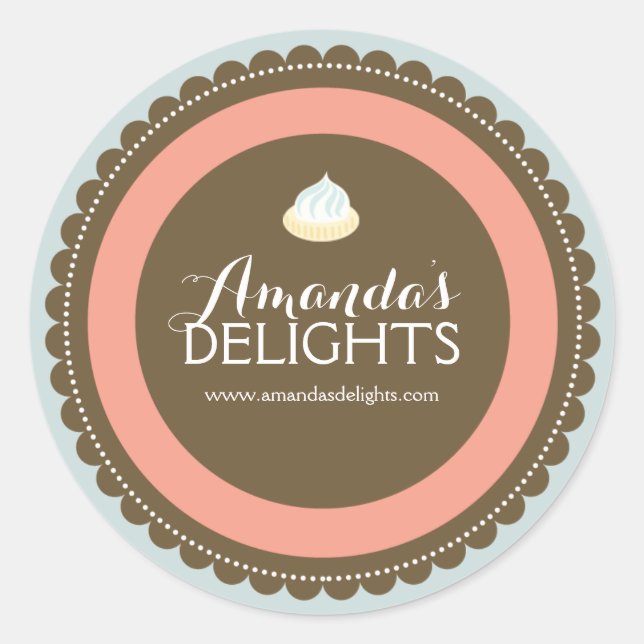 Whimsical and Fun Dessert Labels (Front)