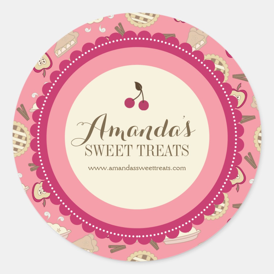 Whimsical And Fun Dessert Labels Zazzle