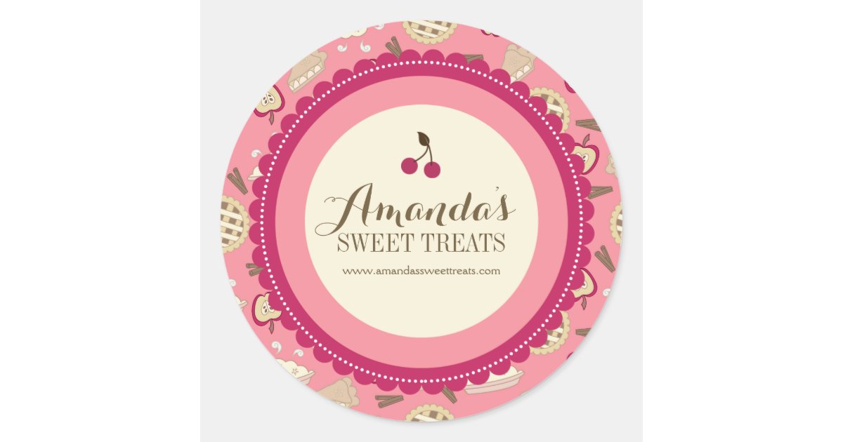 Whimsical and Fun Dessert Labels Zazzle