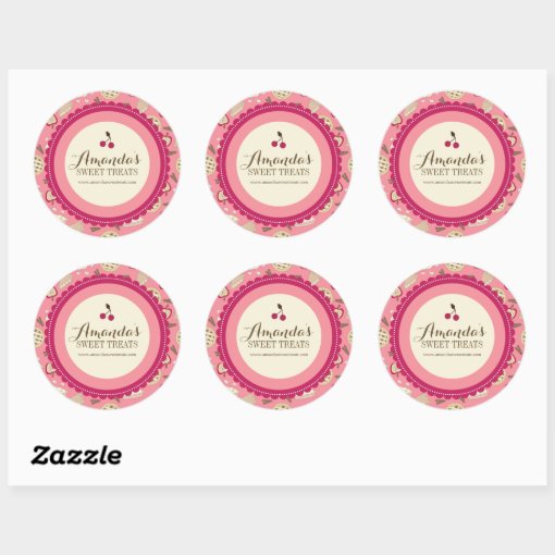 Whimsical And Fun Dessert Labels Zazzle