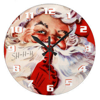 Image result for father christmas clock