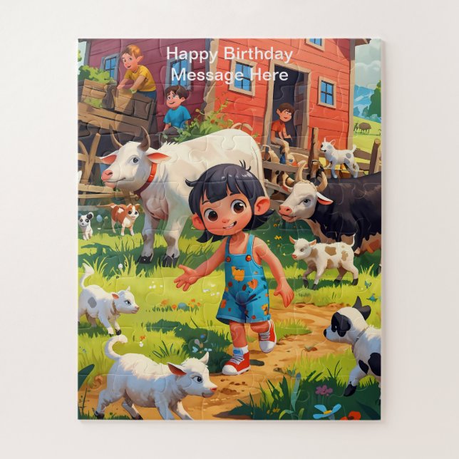 Whimsical and Playful Design for children Jigsaw Puzzle (Vertical)