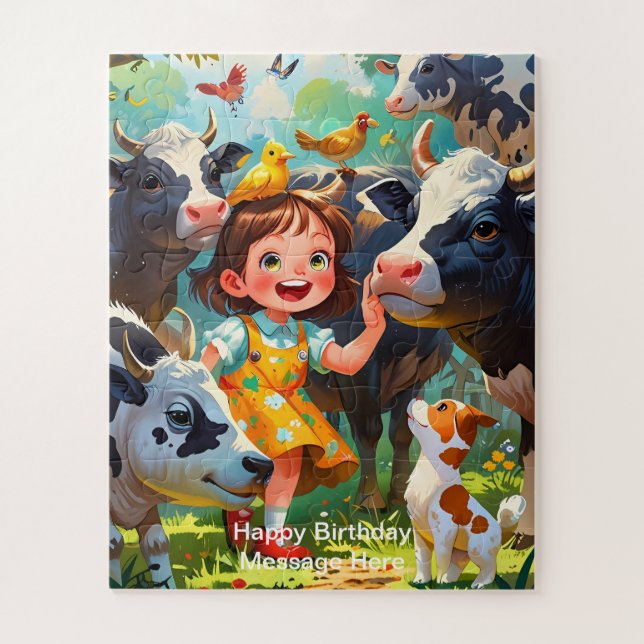Whimsical and Playful Design for children Jigsaw Puzzle (Vertical)