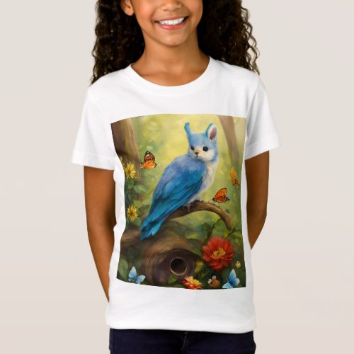 Whimsical Animal Art for Children T_Shirt