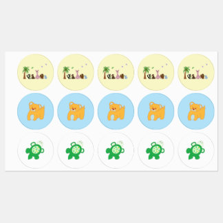 Whimsical Animals Kids' Labels