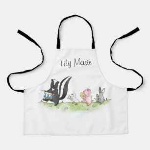 Whimsical Animals Marching Band Personalized Apron