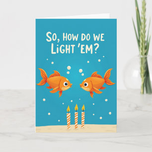 Whimsical Aquatic Birthday Card