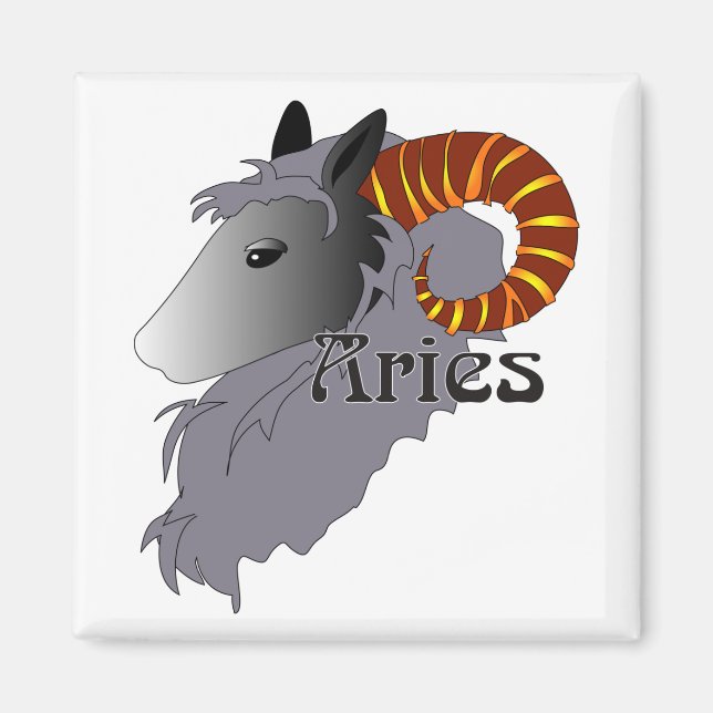 Whimsical Aries Magnets (Front)