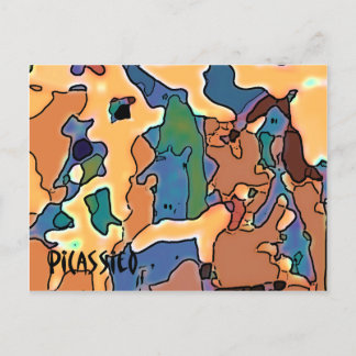 Whimsical Art Animal Farm Post Card by PiCassieO