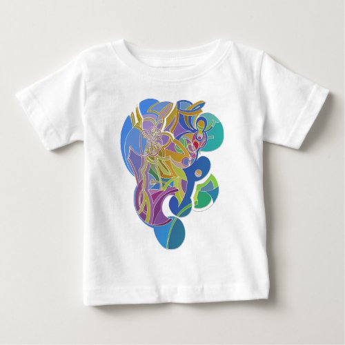 Whimsical Artwork Baby T_Shirt