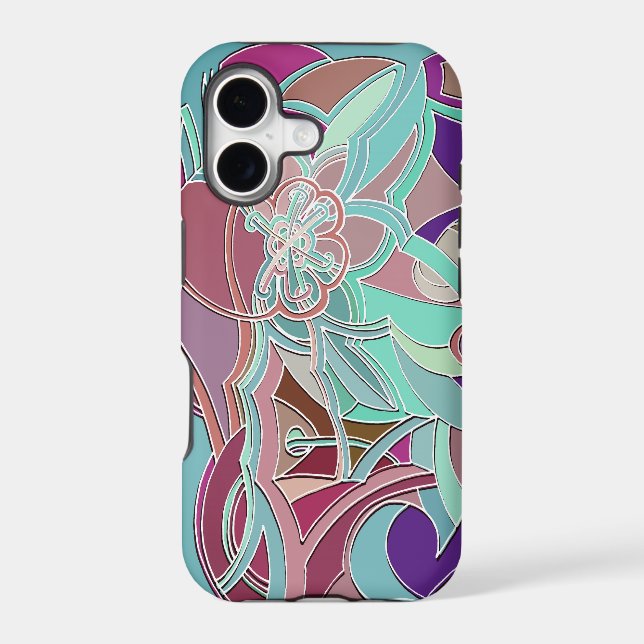 Whimsical Artwork Iphone Case (Back)