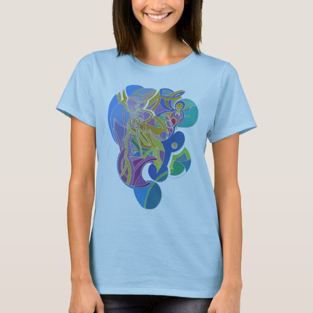 Whimsical Artwork T-Shirt (Front)
