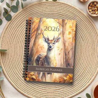 Whimsical Autumn Deer – Seasonal Fairycore  Planner