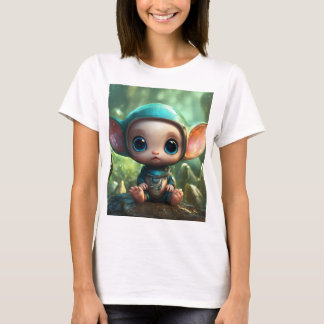 Whimsical Baby Alien – A Surreal Dreamscape of Cos T-Shirt