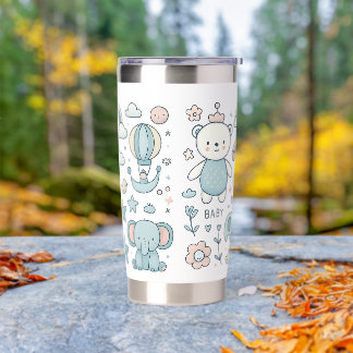 Whimsical Baby Bear Crown Tumbler