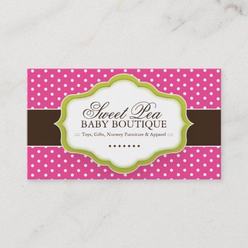 Whimsical Baby Boutique Business Cards