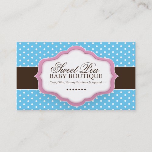 Whimsical Baby Boutique Business Cards