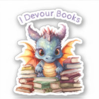 *~* Whimsical Baby Dragon READING devouring AP88