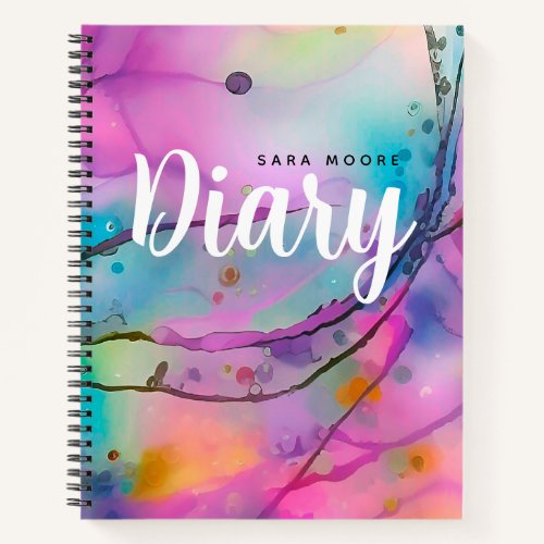 Whimsical Background Notebook