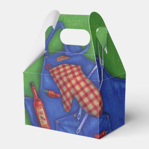 Whimsical Backyard BBQ Favor Boxes