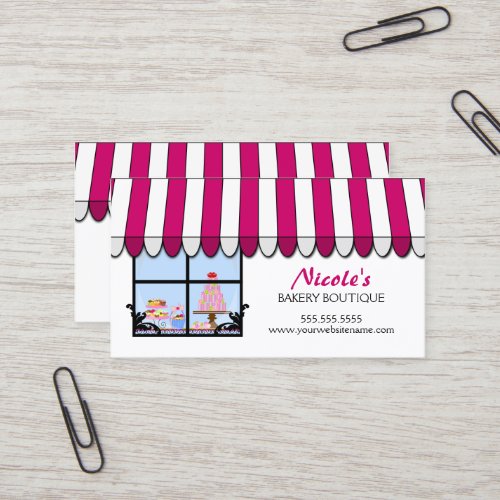 Whimsical Bakery Boutique / Shop Business Cards