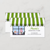 Whimsical Bakery Boutique / Shop Business Card (Front/Back)