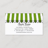 Whimsical Bakery Boutique / Shop Business Card (Back)