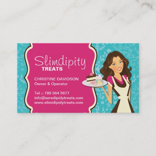 Whimsical Bakery Business Card