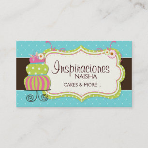 Whimsical Bakery Business Card