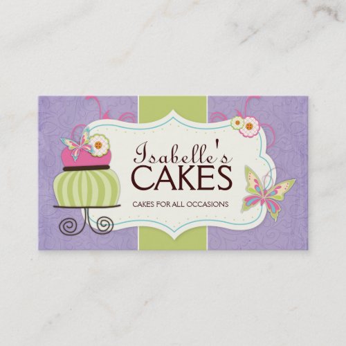 Whimsical Bakery Business Card
