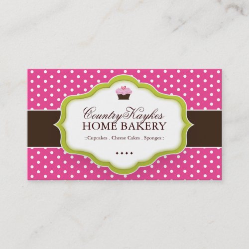 Whimsical Bakery Business Cards