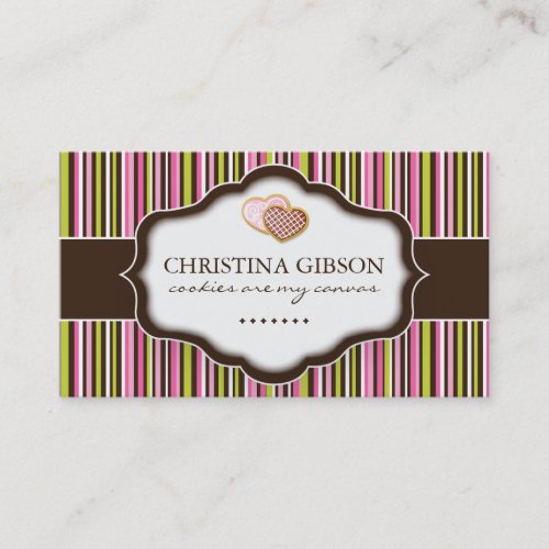Whimsical Bakery Business Cards