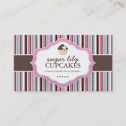 Whimsical Bakery Business Cards