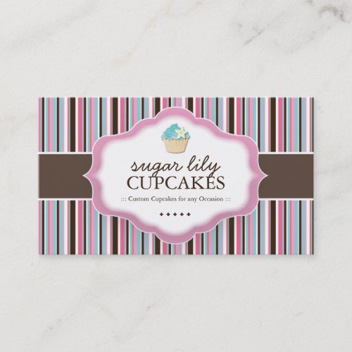 Whimsical Bakery Business Cards