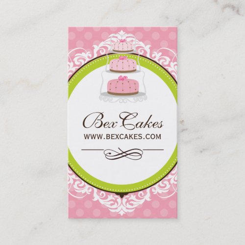 Whimsical Bakery Business Cards